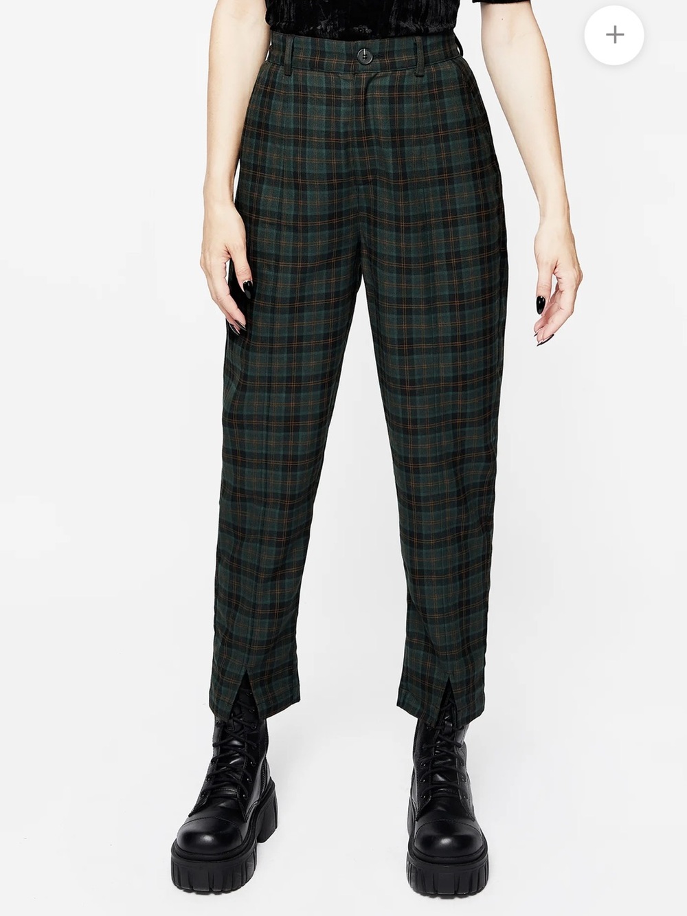 Disturbia Nightingale Split Tapered Trousers NWT